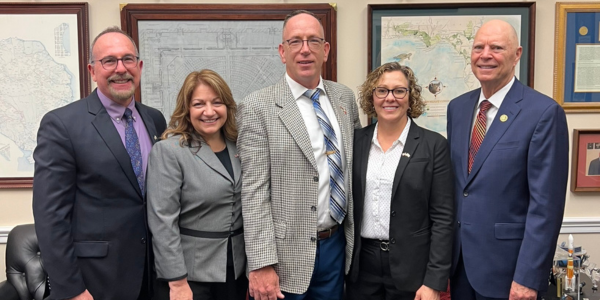 Dave Seligson, Sherri Seligson, Florida Parental Rights Coordinators and Parental Rights Foundation board members Patti and Jim Sullivan, and Parental Rights Amendment original cosponsor Congressman Bill Posey (FL), photo credit Patti Sullivan.